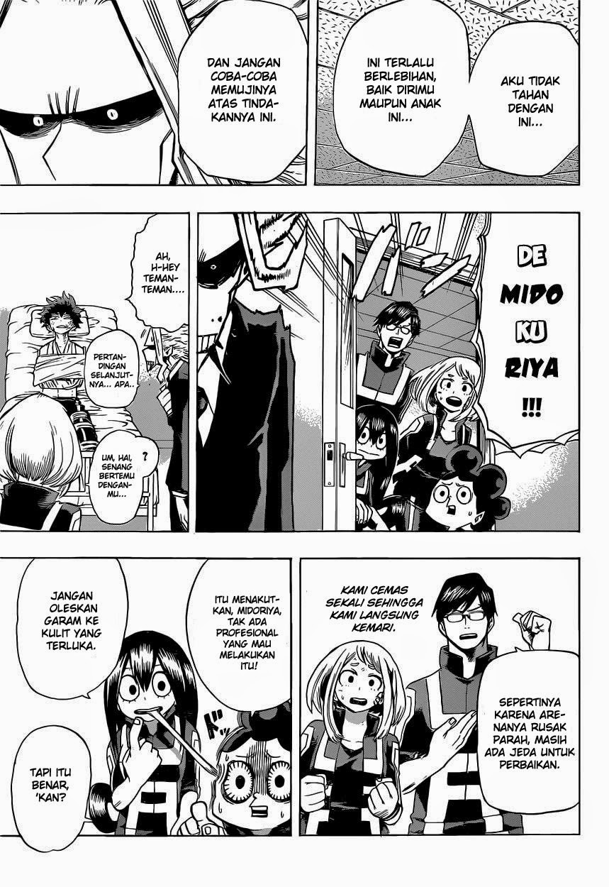 Boku no Hero Academia Chapter 40 - halaman 15