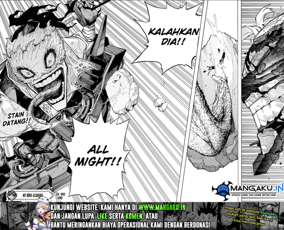Boku no Hero Academia Chapter 400 - halaman 9