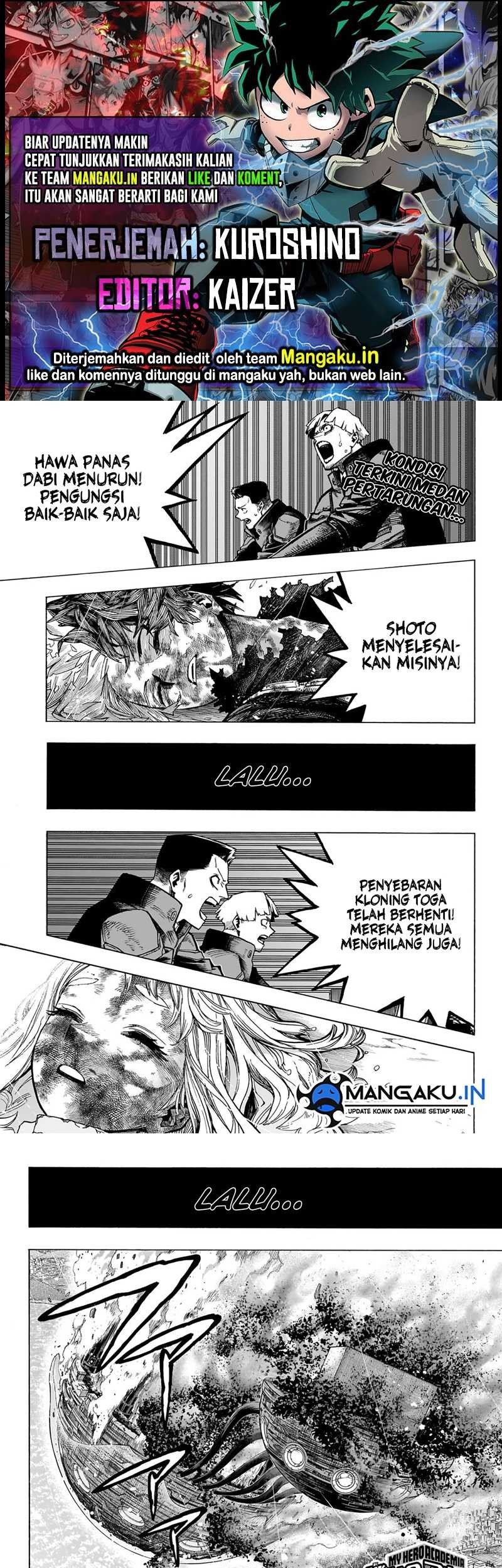 Boku no Hero Academia Chapter 402 - halaman 1