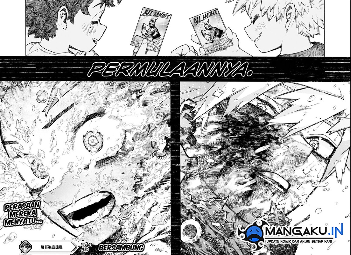 Boku no Hero Academia Chapter 403 - halaman 10