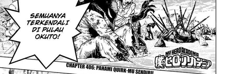 Boku no Hero Academia Chapter 406 - halaman 4