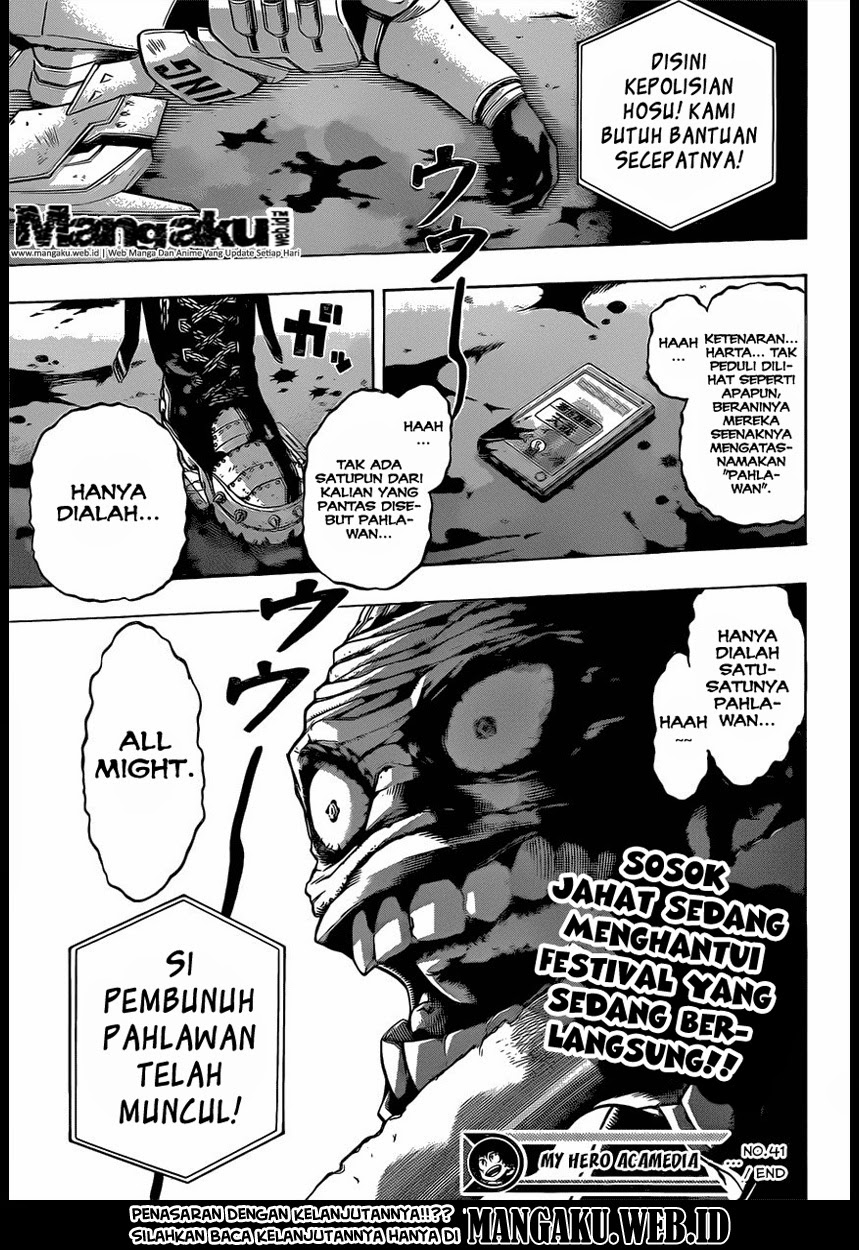 Boku no Hero Academia Chapter 41 - halaman 19