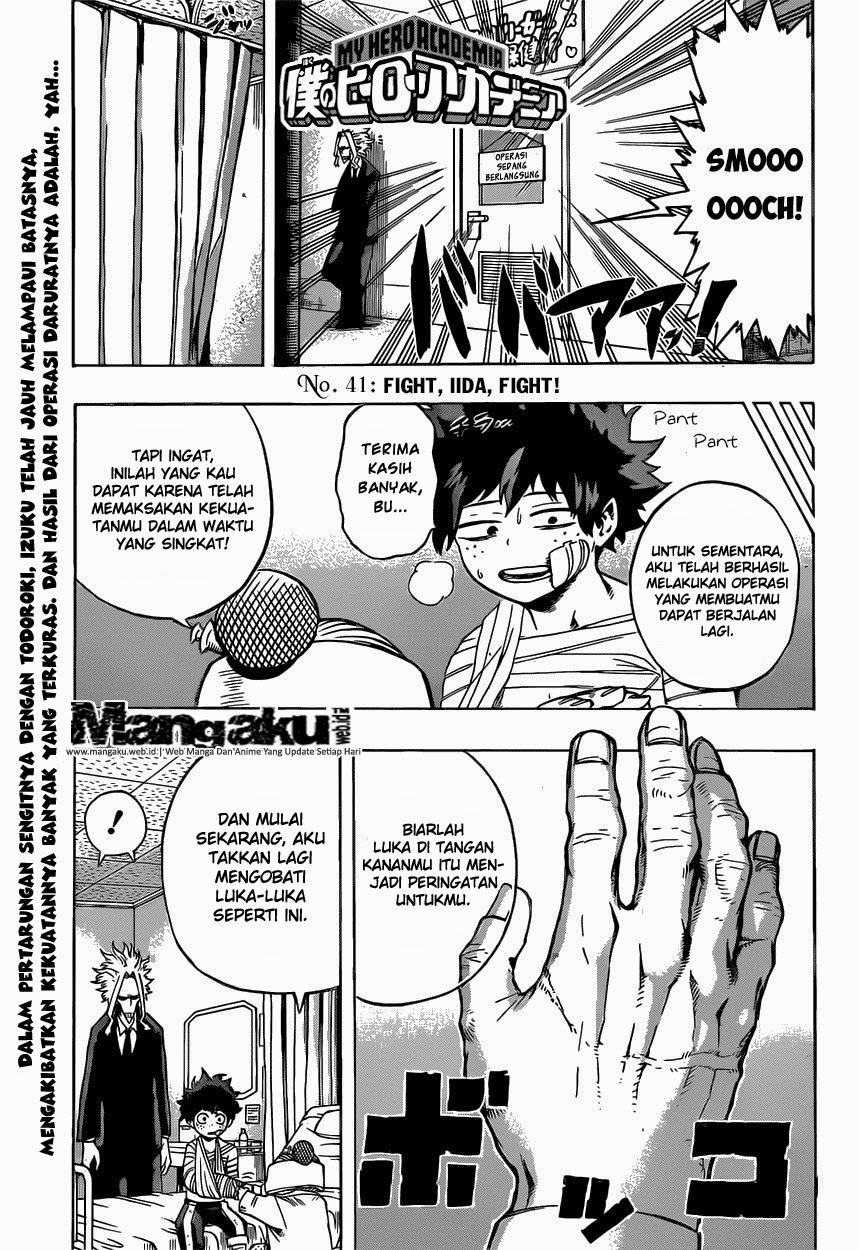 Boku no Hero Academia Chapter 41 - halaman 2