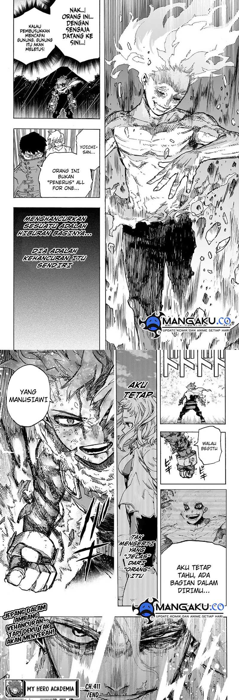 Boku no Hero Academia Chapter 411 - halaman 8