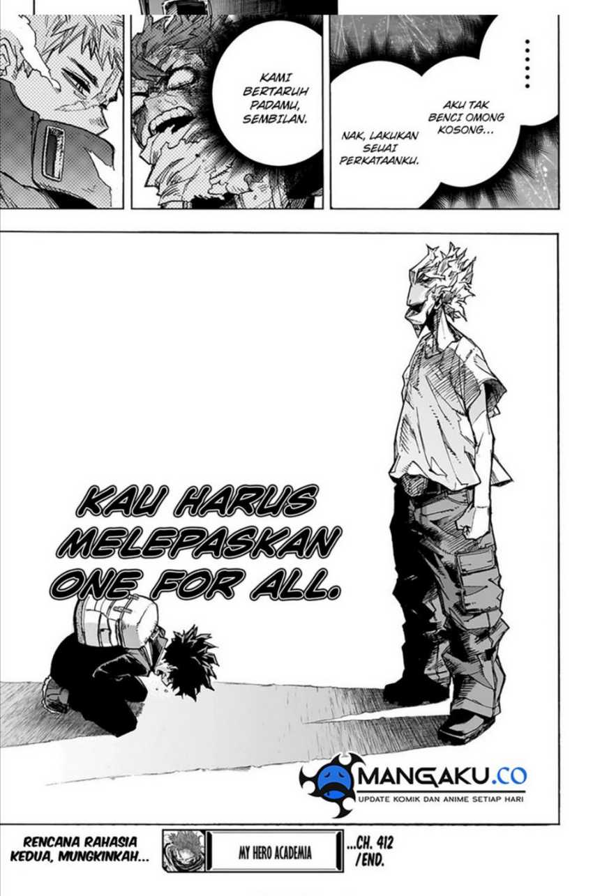 Boku no Hero Academia Chapter 412 - halaman 15