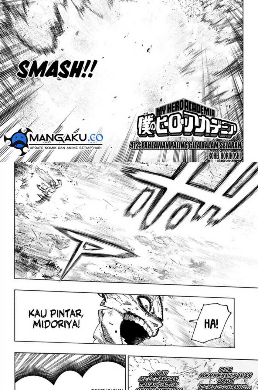 Boku no Hero Academia Chapter 412 - halaman 4