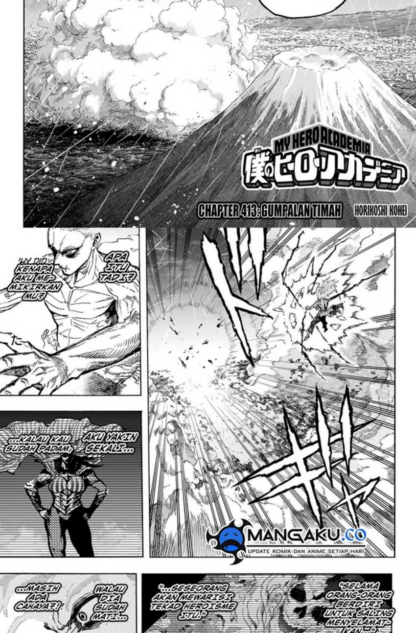 Boku no Hero Academia Chapter 413 - halaman 5