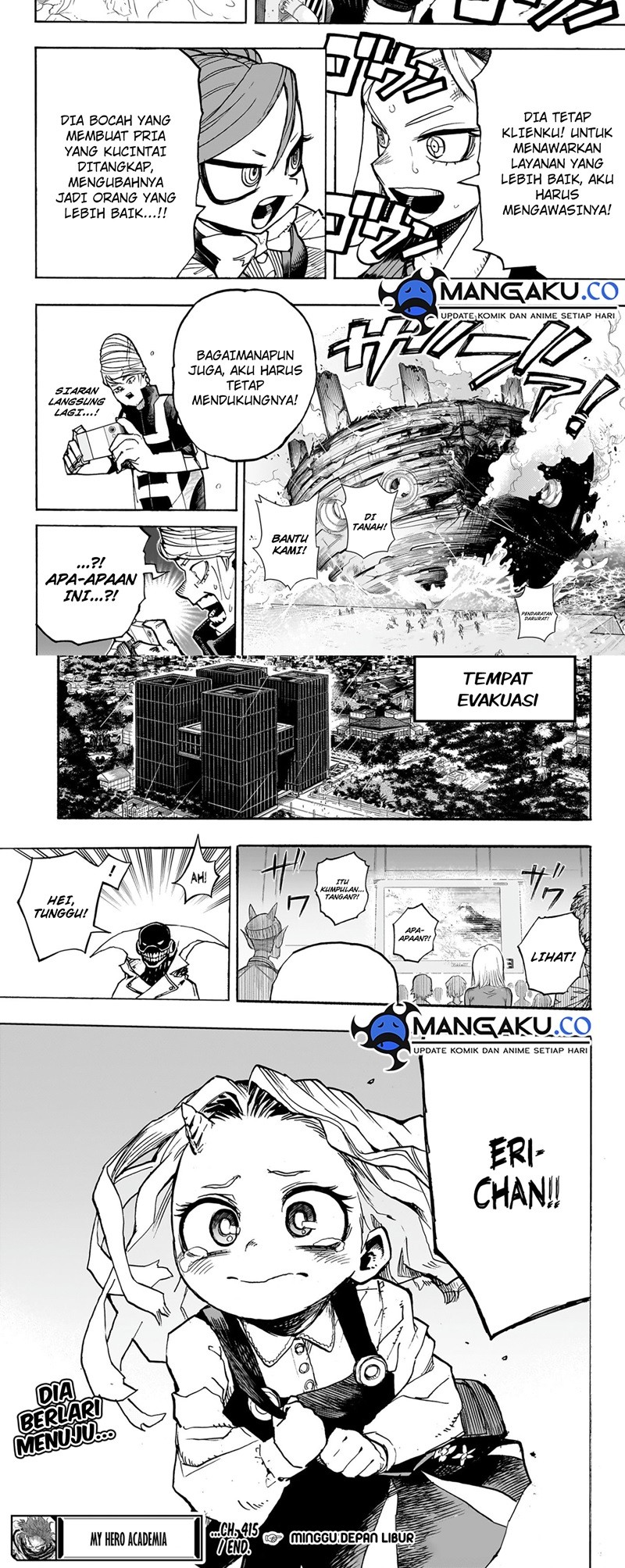 Boku no Hero Academia Chapter 415 - halaman 6