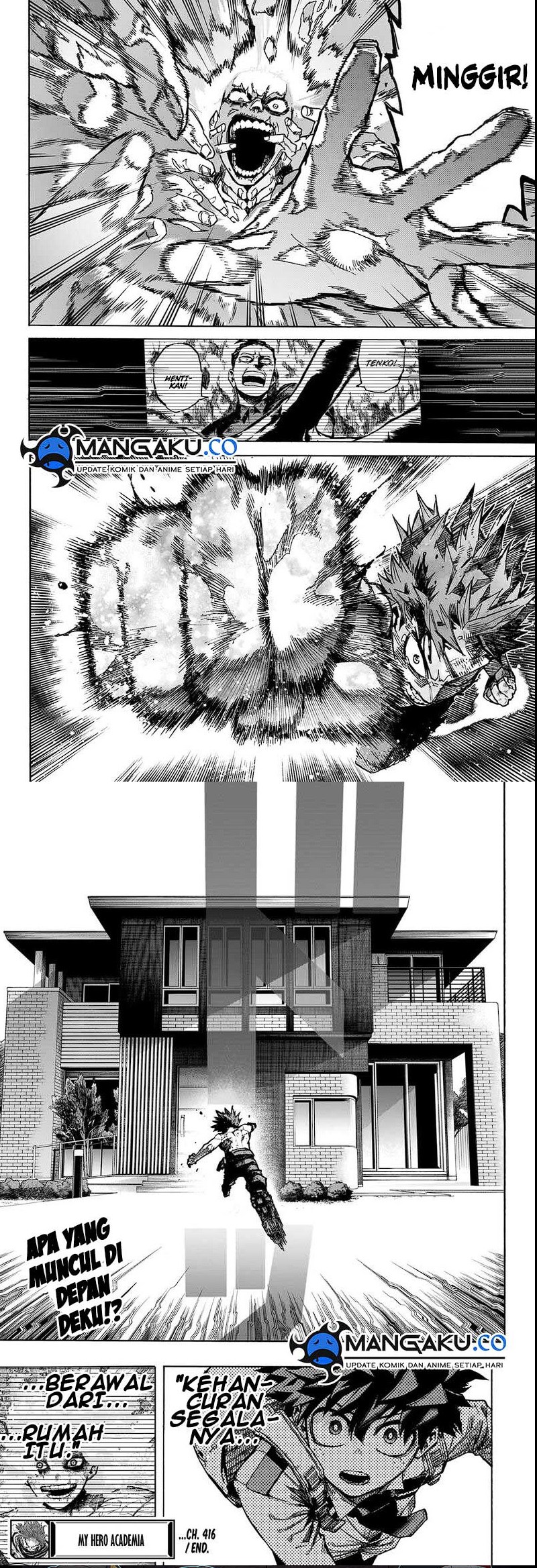 Boku no Hero Academia Chapter 416 - halaman 77