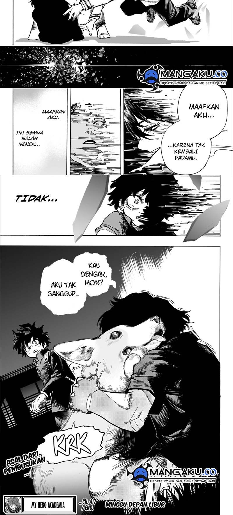 Boku no Hero Academia Chapter 417 - halaman 9