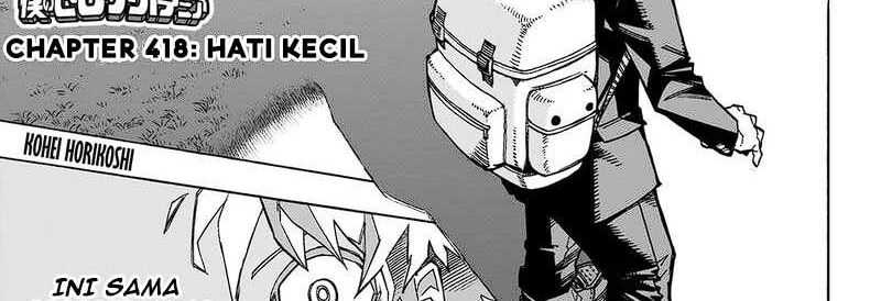 Boku no Hero Academia Chapter 418 - halaman 4