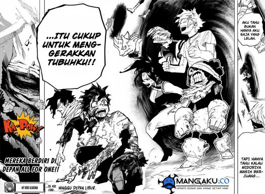 Boku no Hero Academia Chapter 420 - halaman 15