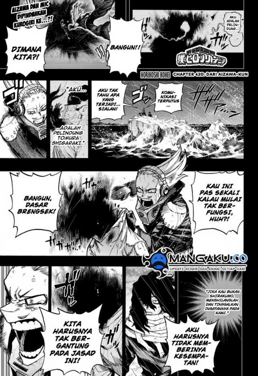 Boku no Hero Academia Chapter 420 - halaman 2