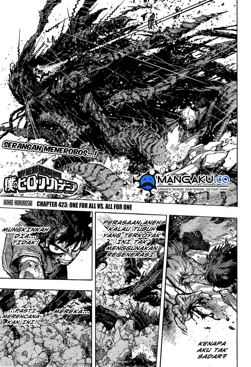 Boku no Hero Academia Chapter 423 - halaman 2