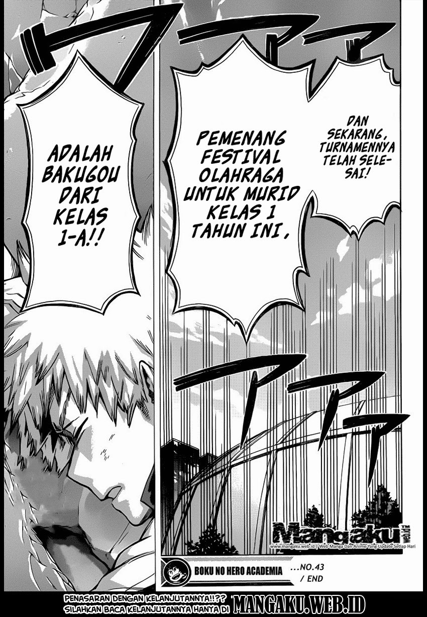 Boku no Hero Academia Chapter 43 - halaman 18