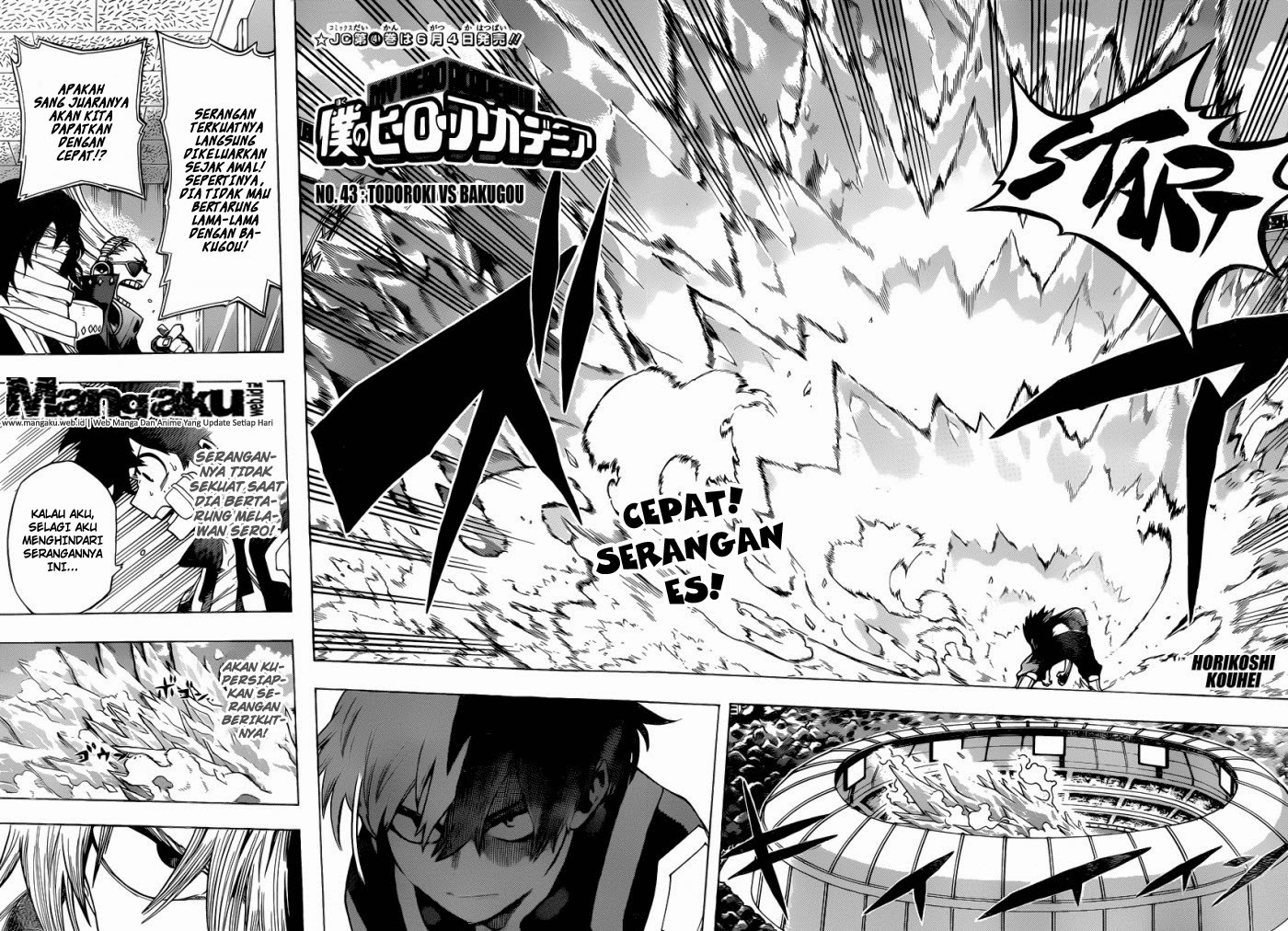 Boku no Hero Academia Chapter 43 - halaman 3
