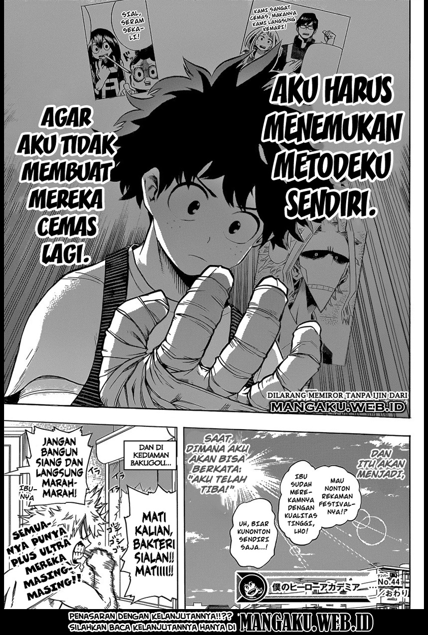 Boku no Hero Academia Chapter 44 - halaman 19