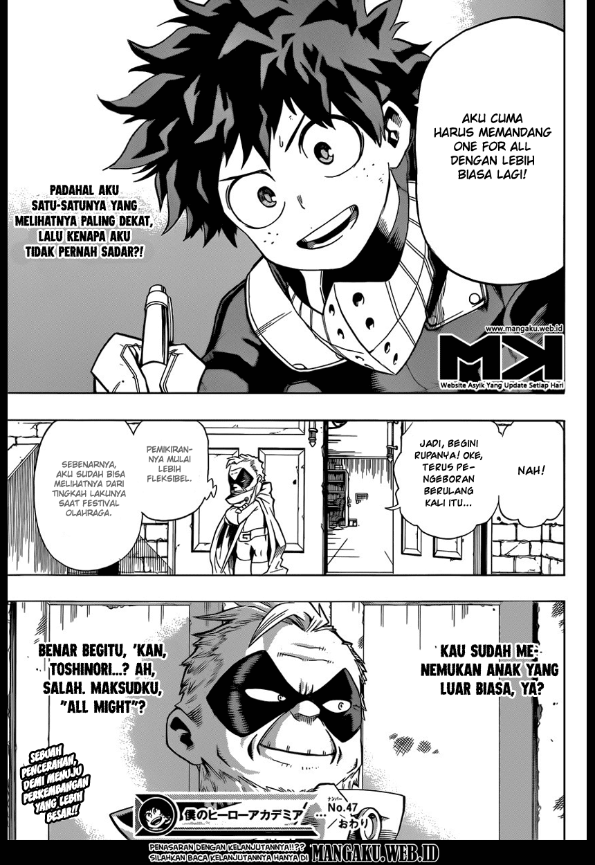 Boku no Hero Academia Chapter 47 - halaman 18