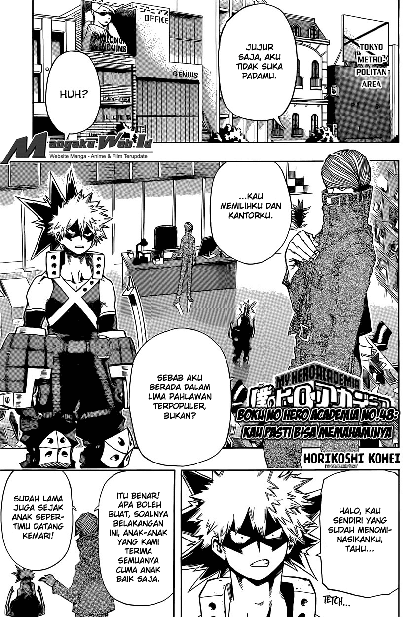 Boku no Hero Academia Chapter 48 - halaman 2