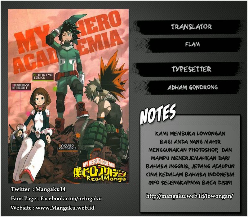 Boku no Hero Academia Chapter 49 - halaman 1