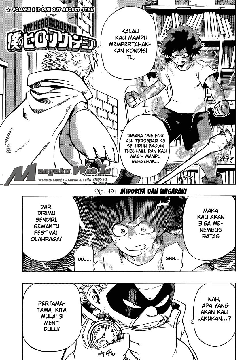 Boku no Hero Academia Chapter 49 - halaman 2