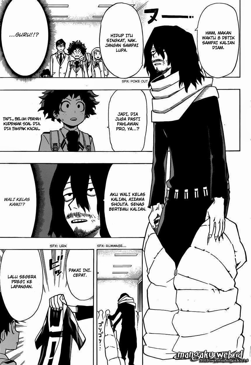 Boku no Hero Academia Chapter 5 - halaman 14
