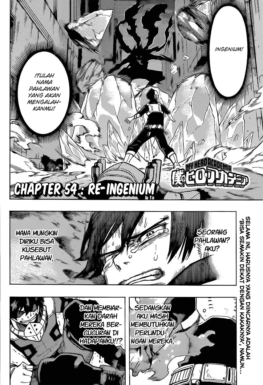 Boku no Hero Academia Chapter 54 - halaman 3