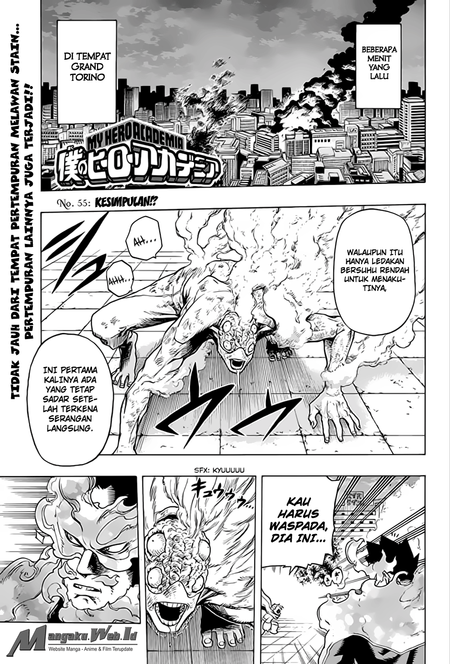 Boku no Hero Academia Chapter 55 - halaman 2