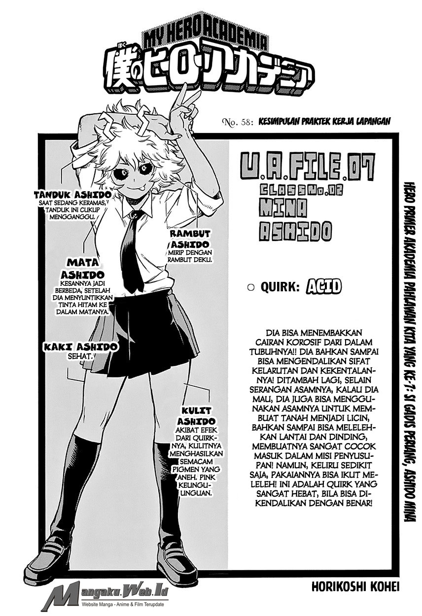 Boku no Hero Academia Chapter 58 - halaman 2