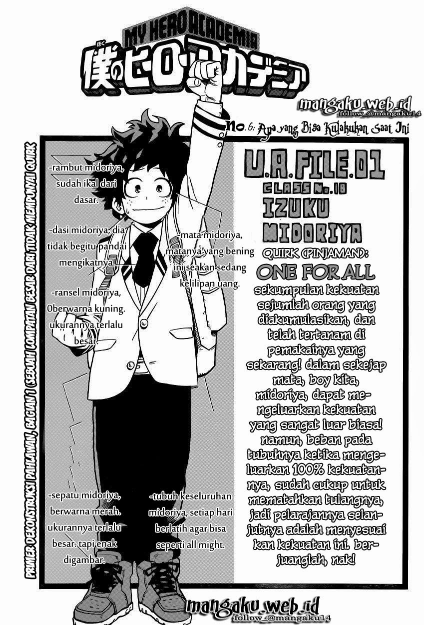 Boku no Hero Academia Chapter 6 - halaman 2