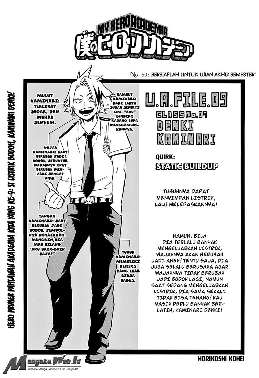 Boku no Hero Academia Chapter 60 - halaman 2
