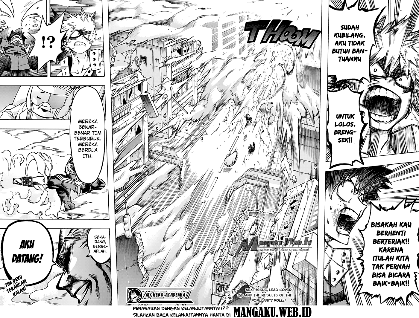 Boku no Hero Academia Chapter 61 - halaman 18
