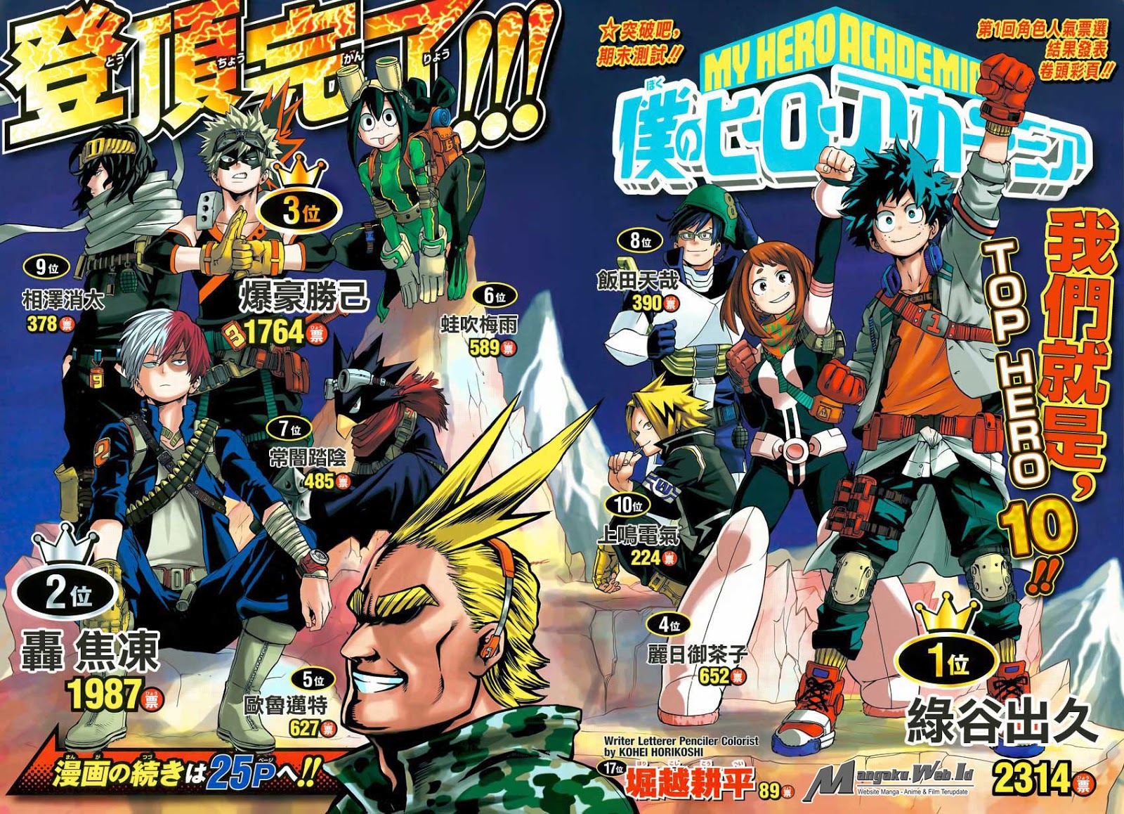 Boku no Hero Academia Chapter 62 - halaman 2