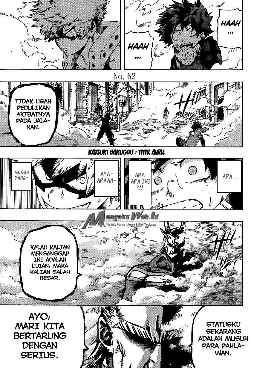 Boku no Hero Academia Chapter 62 - halaman 3