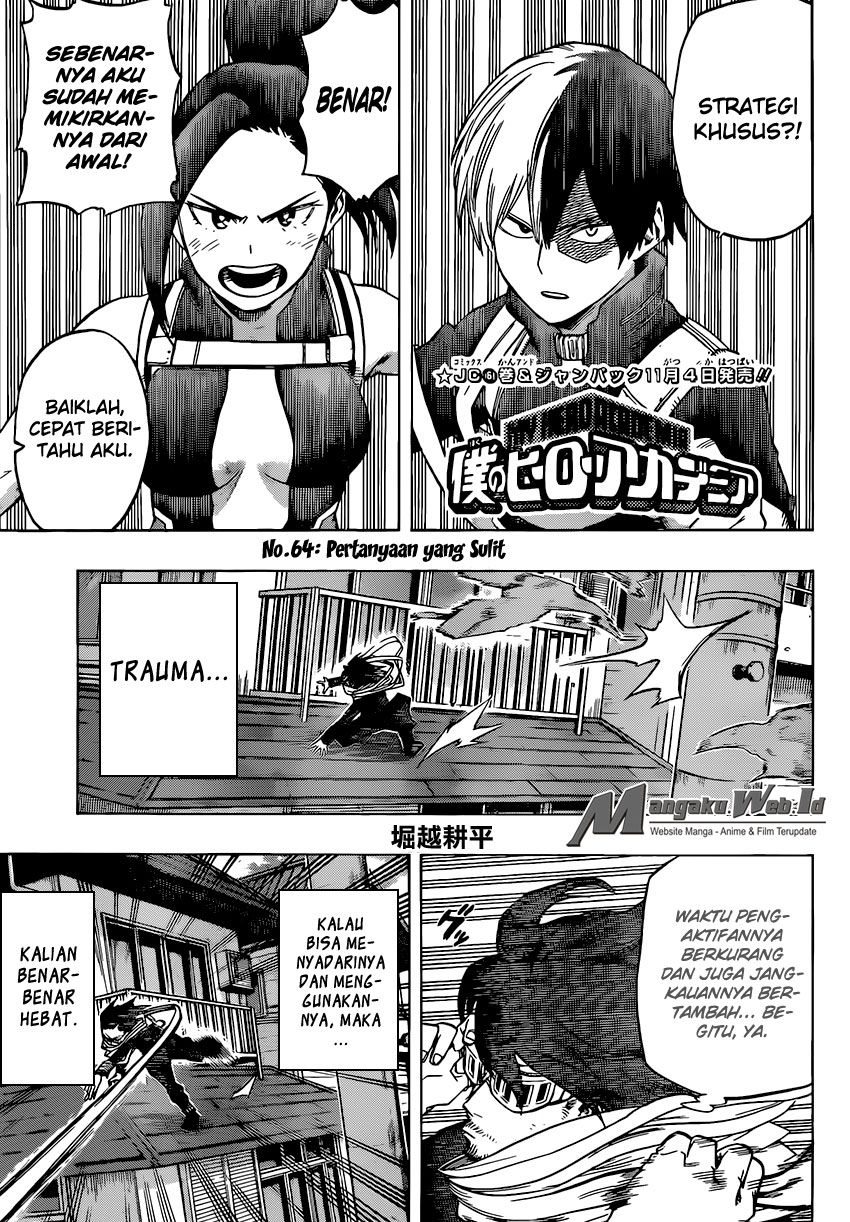 Boku no Hero Academia Chapter 64 - halaman 1