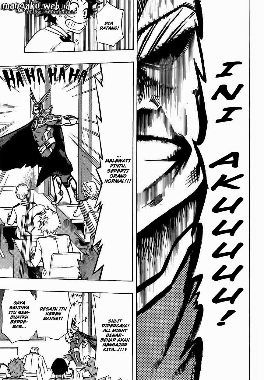 Boku no Hero Academia Chapter 7 - halaman 16