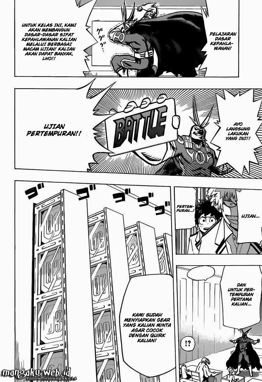 Boku no Hero Academia Chapter 7 - halaman 17
