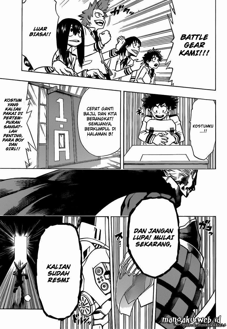 Boku no Hero Academia Chapter 7 - halaman 18