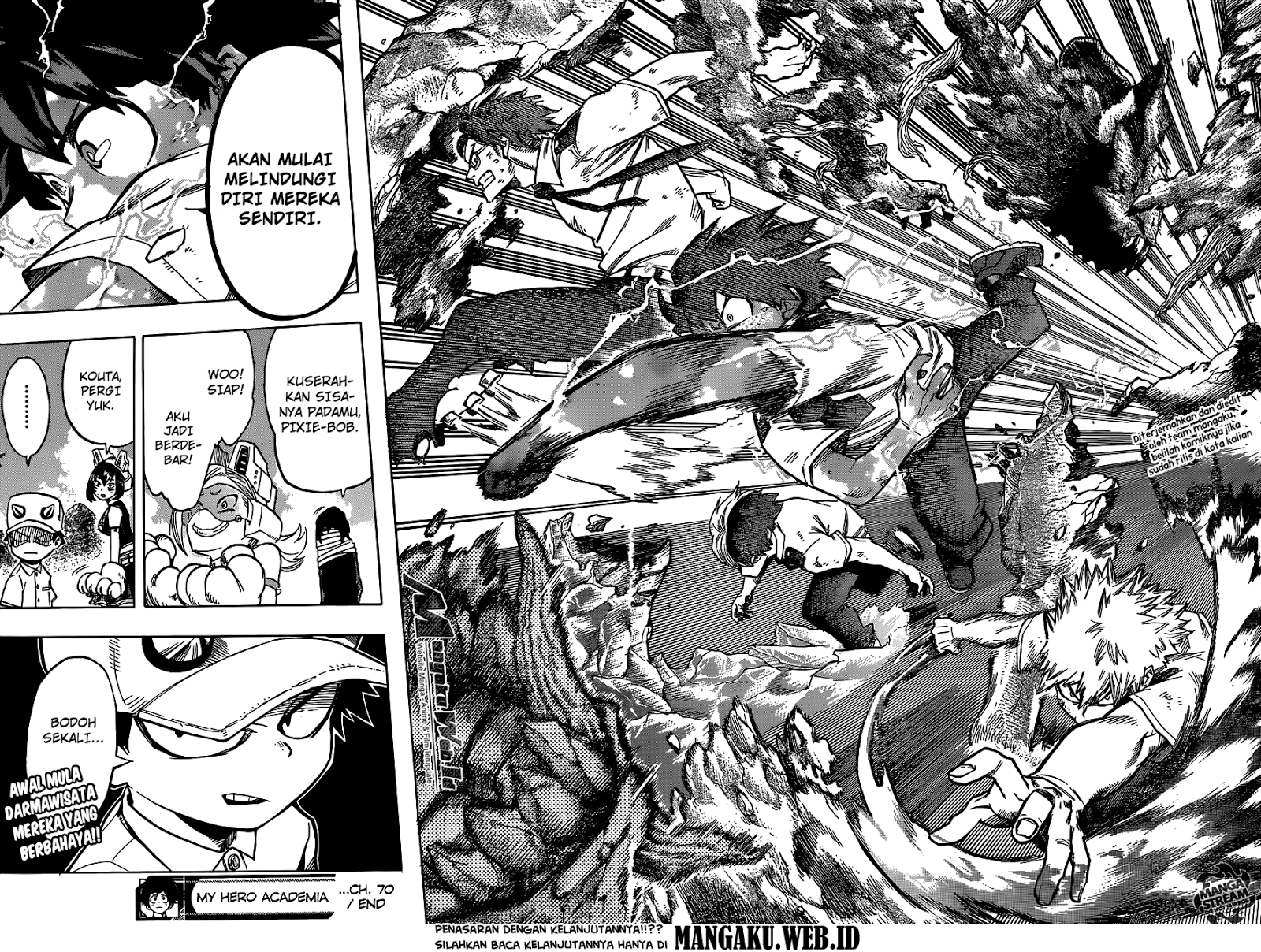 Boku no Hero Academia Chapter 70 - halaman 19