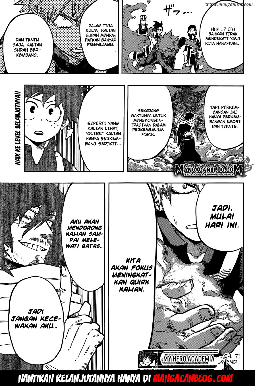 Boku no Hero Academia Chapter 71 - halaman 18