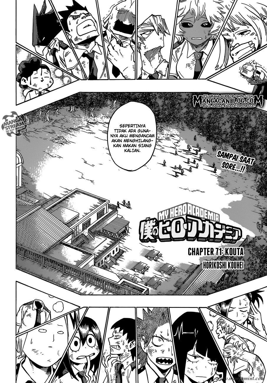 Boku no Hero Academia Chapter 71 - halaman 3