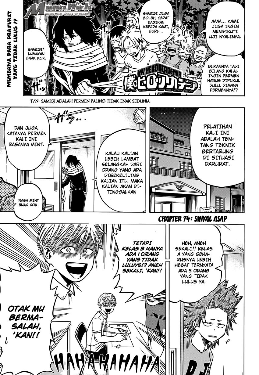 Boku no Hero Academia Chapter 74 - halaman 2