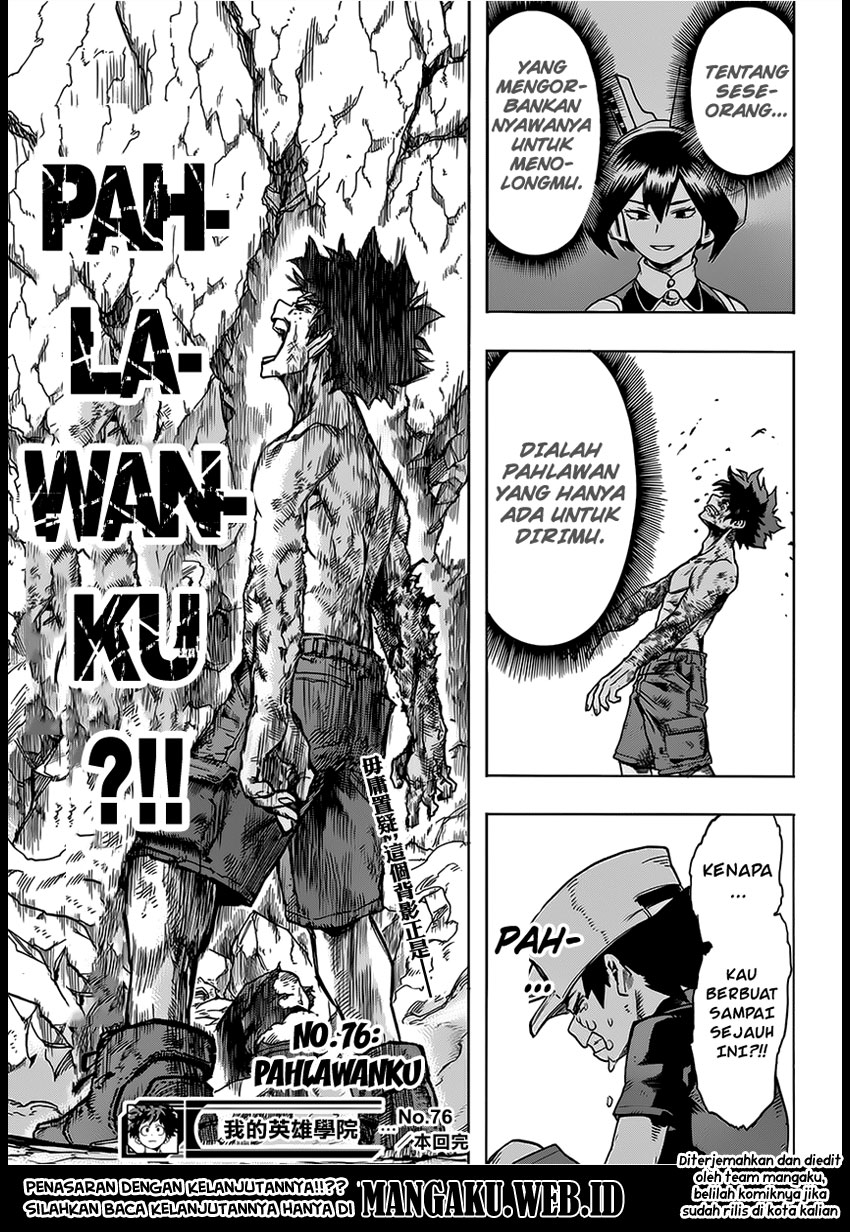 Boku no Hero Academia Chapter 76 - halaman 22
