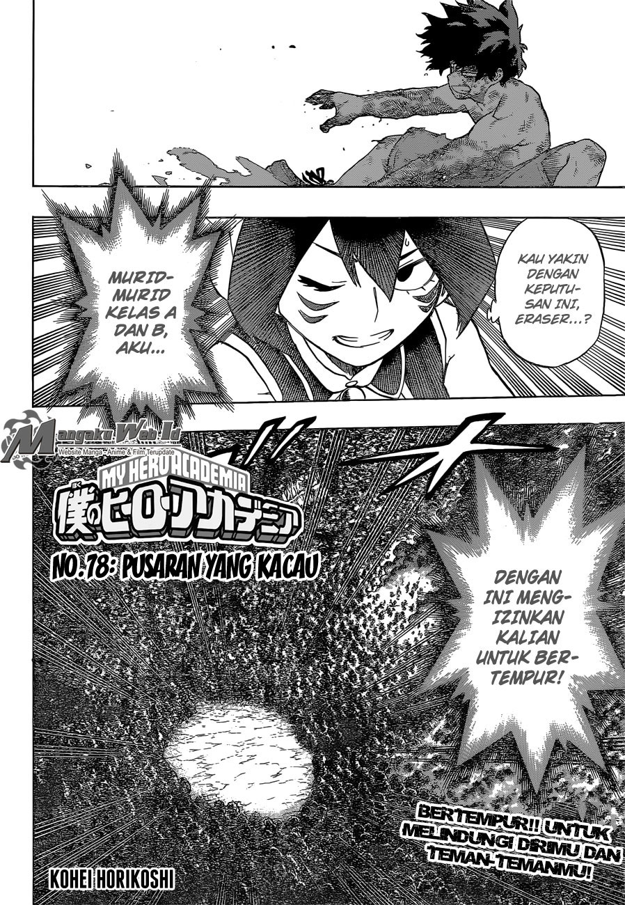 Boku no Hero Academia Chapter 78 - halaman 3
