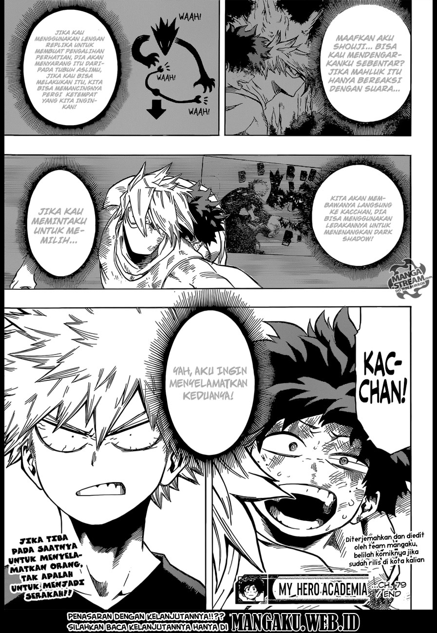 Boku no Hero Academia Chapter 79 - halaman 20