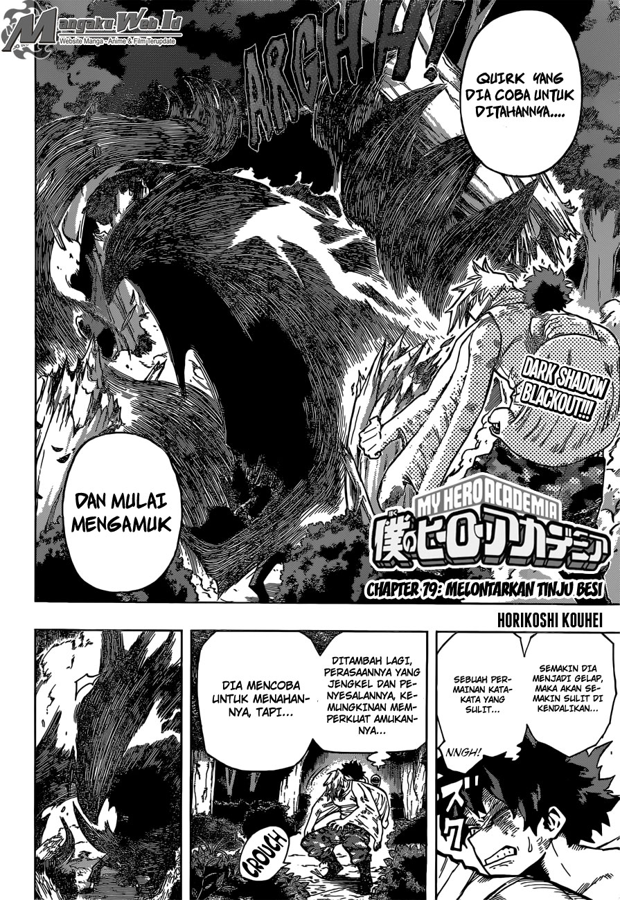 Boku no Hero Academia Chapter 79 - halaman 3