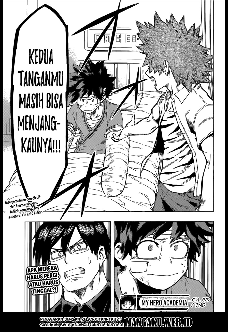 Boku no Hero Academia Chapter 83 - halaman 20