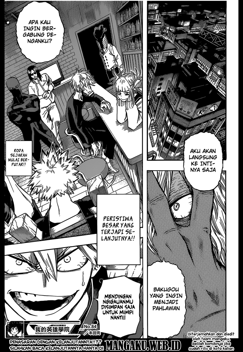 Boku no Hero Academia Chapter 84 - halaman 21