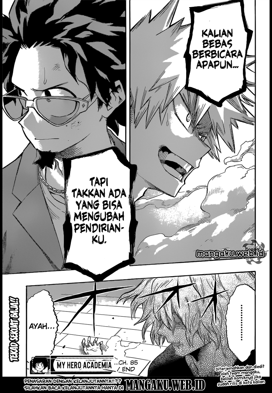 Boku no Hero Academia Chapter 85 - halaman 18