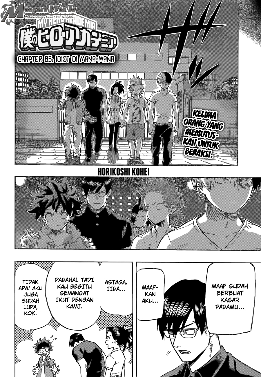 Boku no Hero Academia Chapter 85 - halaman 3